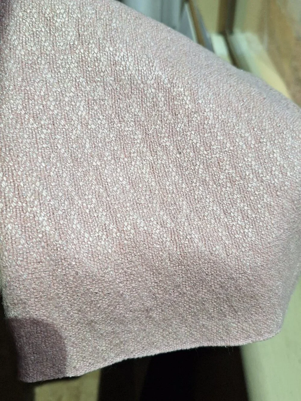 Napkins Pink with Silver Threads Cloth